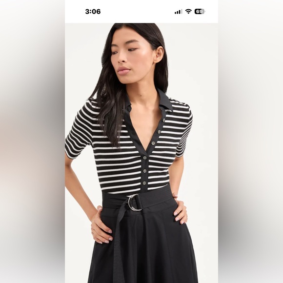 VERONICA BEARD Delise Mixed Media Dress - Picture 2 of 6